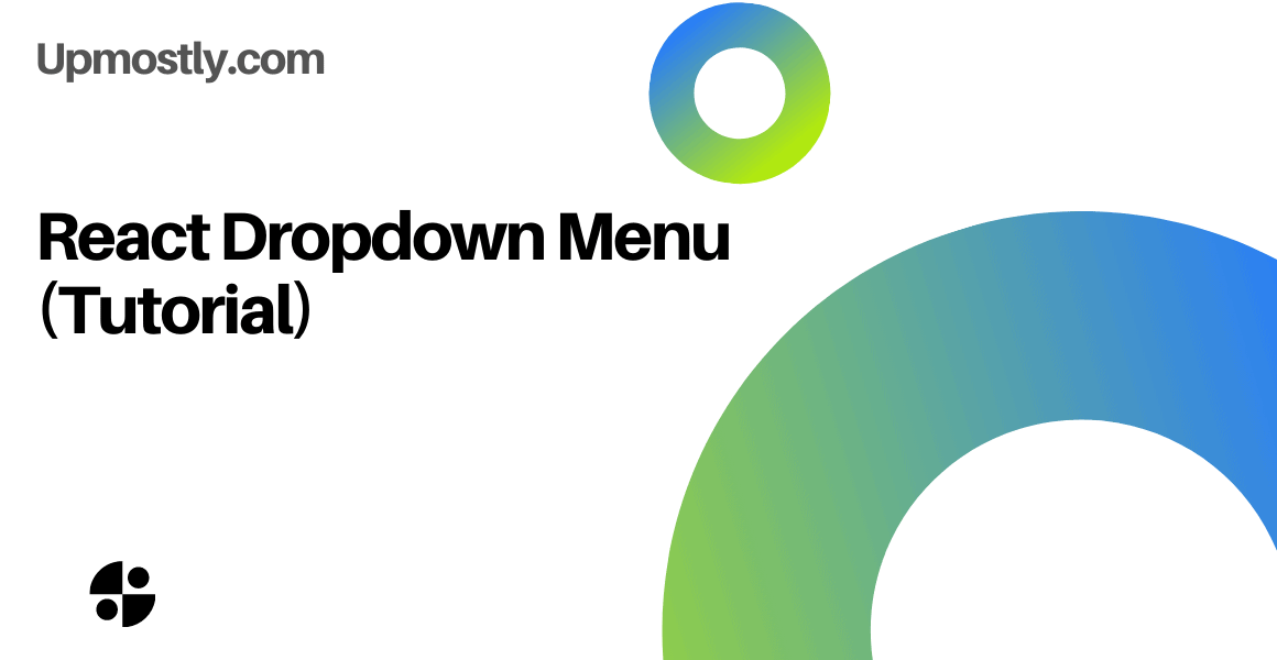 React Js Dropdown Menu Example